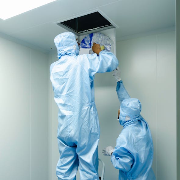 Changing HEPA filters requires protective clothing.