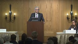 Fed Chair Jerome Powell speaks in Jackson Hole. Fed Chair Jerome Powell speaks in Jackson Hole.