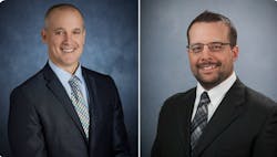 Spink (left) and Smith. Spink (left) and Smith.