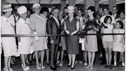 The PHCC Women's Auxiliary officially opens the exhibit hall at the 1966 convention in Atlantic City, NJ. (Smithsonian) The PHCC Women's Auxiliary officially opens the exhibit hall at the 1966 convention in Atlantic City, NJ. (Smithsonian)