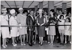 &apos;AUXILLARY&apos; NO LONGER: The PHCC Women&apos;s Auxiliary officially opens the exhibit hall at the 1966 convention in Atlantic City, NJ. (Smithsonian)