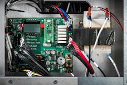 Control board of a Dandelion Geo heat pump. Control board of a Dandelion Geo heat pump.