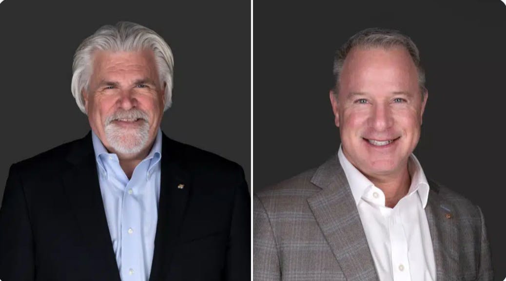 Gary Moore (left), and Mark Gilbert