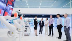 Midea's state-of-the-art showroom was a highlight of AHRI's visit. Midea's state-of-the-art showroom was a highlight of AHRI's visit.