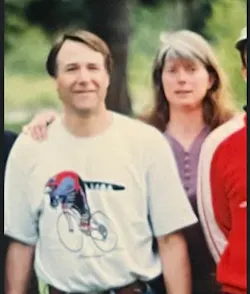 Ron and the author. Ron and the author.